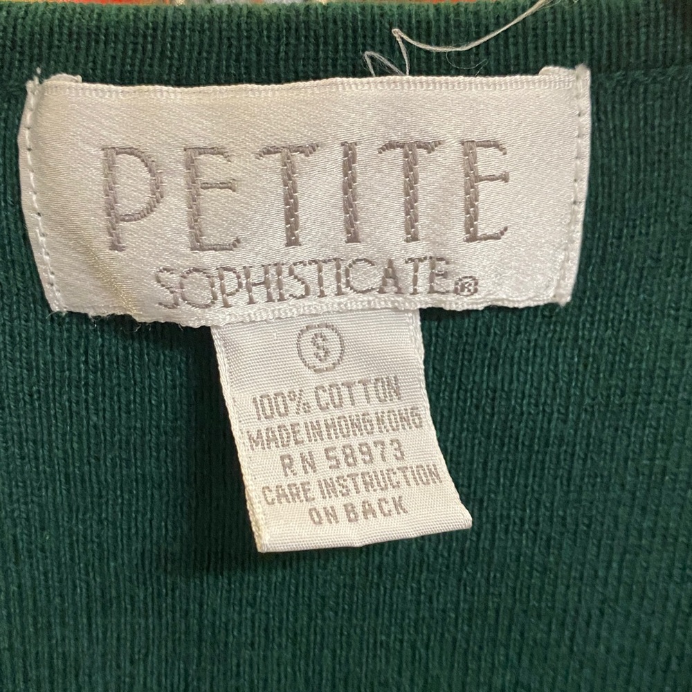 Vintage Petite Sophisticate Sweater Vest - Picture 2 of 4
